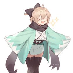This is a pixiv picture whose title is 羽織り見せる沖田さん.