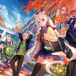 This is a pixiv picture whose title is パラレル陰陽師.