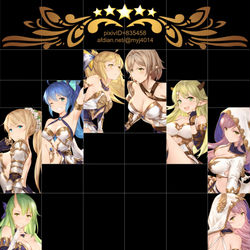 This is a pixiv picture whose title is 十二星座.