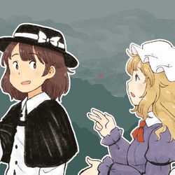 This is a pixiv picture whose title is ひい、ふう.