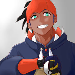 This is a pixiv picture whose title is キバナ.