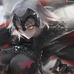 This is a pixiv picture whose title is Jeanne d'Arc Alter.