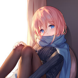 This is a pixiv picture whose title is 寒くなった.