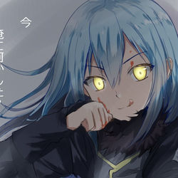 This is a pixiv picture whose title is ワンドロお題「かっこいいリムル」.