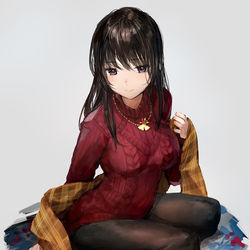 This is a pixiv picture whose title is 秋女子.