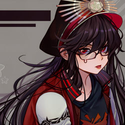 This is a pixiv picture whose title is ノッブ👓.