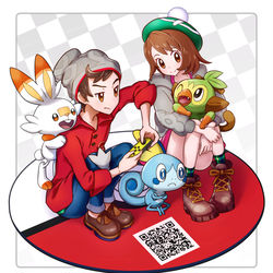 This is a pixiv picture whose title is ポケモン剣盾.