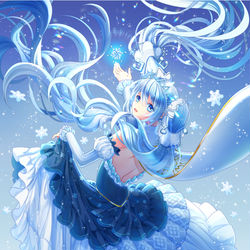 This is a pixiv picture whose title is Snow Princess.