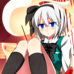 This is a pixiv picture whose title is みょんなポッキーゲーム.