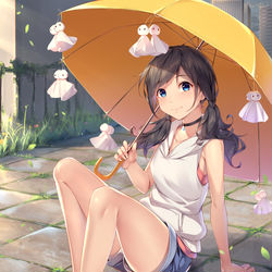 This is a pixiv picture whose title is weathering with you.