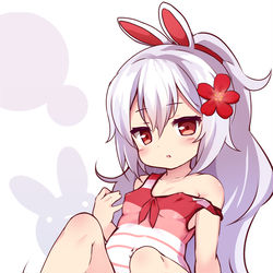 This is a pixiv picture whose title is 水着ラフィー.