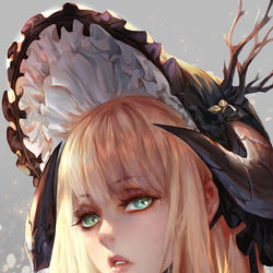 This is a pixiv picture whose title is 巫异盛宴-挽歌 夜莺.