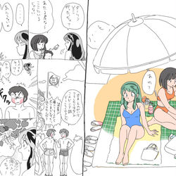 This is a pixiv picture whose title is るーみっく落書きまんがまつり( ・∇・).
