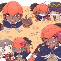 This is a pixiv picture whose title is キバナさん欲張りセット.