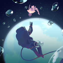 This is a pixiv picture whose title is 月葬.