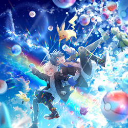 This is a pixiv picture whose title is １・２・３／After the Rain.