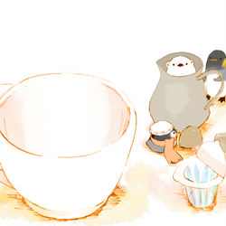 This is a pixiv picture whose title is コーヒーミルク.