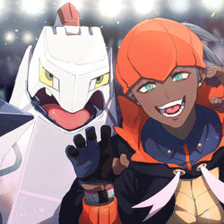 This is a pixiv picture whose title is キバナさん.