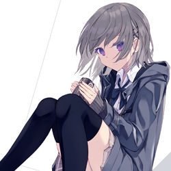This is a pixiv picture whose title is 制服コーヒー.