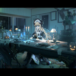 This is a pixiv picture whose title is Nightingale.