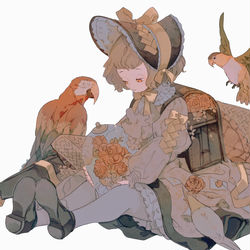 This is a pixiv picture whose title is 集い.