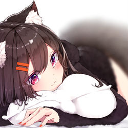 This is a pixiv picture whose title is 一緒にごろごろしたいなぁ～...なーんてw.