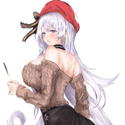 This is a pixiv picture whose title is ベルファスト　新衣装.