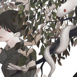 This is a pixiv picture whose title is 【】.