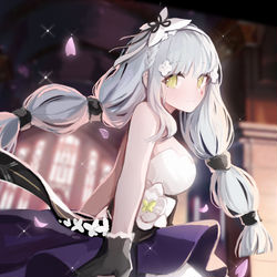 This is a pixiv picture whose title is HK416.