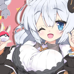 This is a pixiv picture whose title is ■支援絵■ポケモン探して大冒険！～.