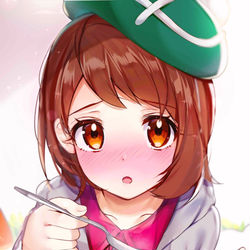 This is a pixiv picture whose title is ｢ふーふーする？｣.