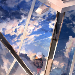 This is a pixiv picture whose title is 籠.