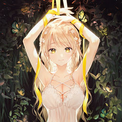 This is a pixiv picture whose title is 森の旋律.