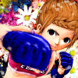This is a pixiv picture whose title is 読み切り『渇望のニーナ』　トビラ絵.