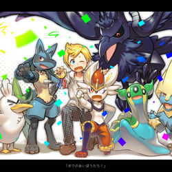 This is a pixiv picture whose title is ボクの相棒たち！.