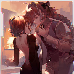 This is a pixiv picture whose title is ボクも男だって事.