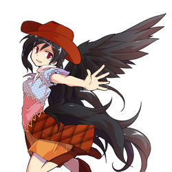 This is a pixiv picture whose title is バトルっぽい早鬼立ち絵 表情差分.