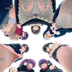 This is a pixiv picture whose title is アニメ『嫌な顔されながらおパンツ見せてもらいたい２』.