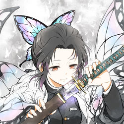 This is a pixiv picture whose title is 蟲柱.