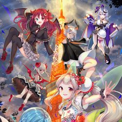 This is a pixiv picture whose title is にじさんじ×東京タワーくじ.