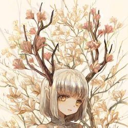 This is a pixiv picture whose title is 木蓮の精　～創作まとめ～.