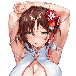 This is a pixiv picture whose title is 絡まり～.