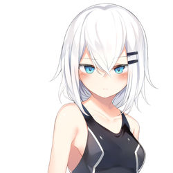 This is a pixiv picture whose title is 競泳水着いちる.