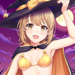 This is a pixiv picture whose title is 魔女っ娘いろはす.