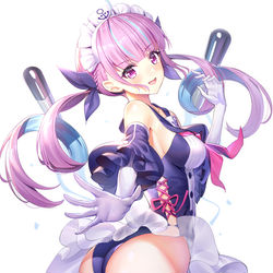 This is a pixiv picture whose title is 湊あくあ.