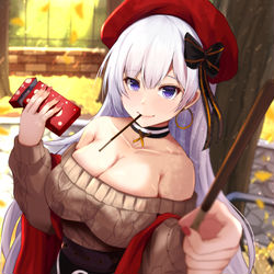 This is a pixiv picture whose title is 私服ベルファスト.