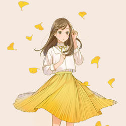 This is a pixiv picture whose title is いちょう.