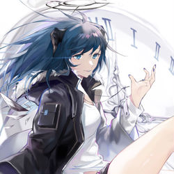 This is a pixiv picture whose title is 🐴.