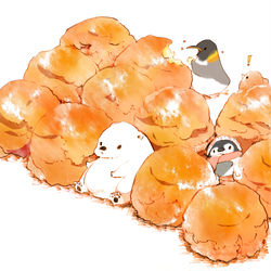 This is a pixiv picture whose title is サーターアンダギー.