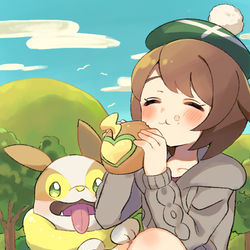 This is a pixiv picture whose title is ワンパチおしりパン.